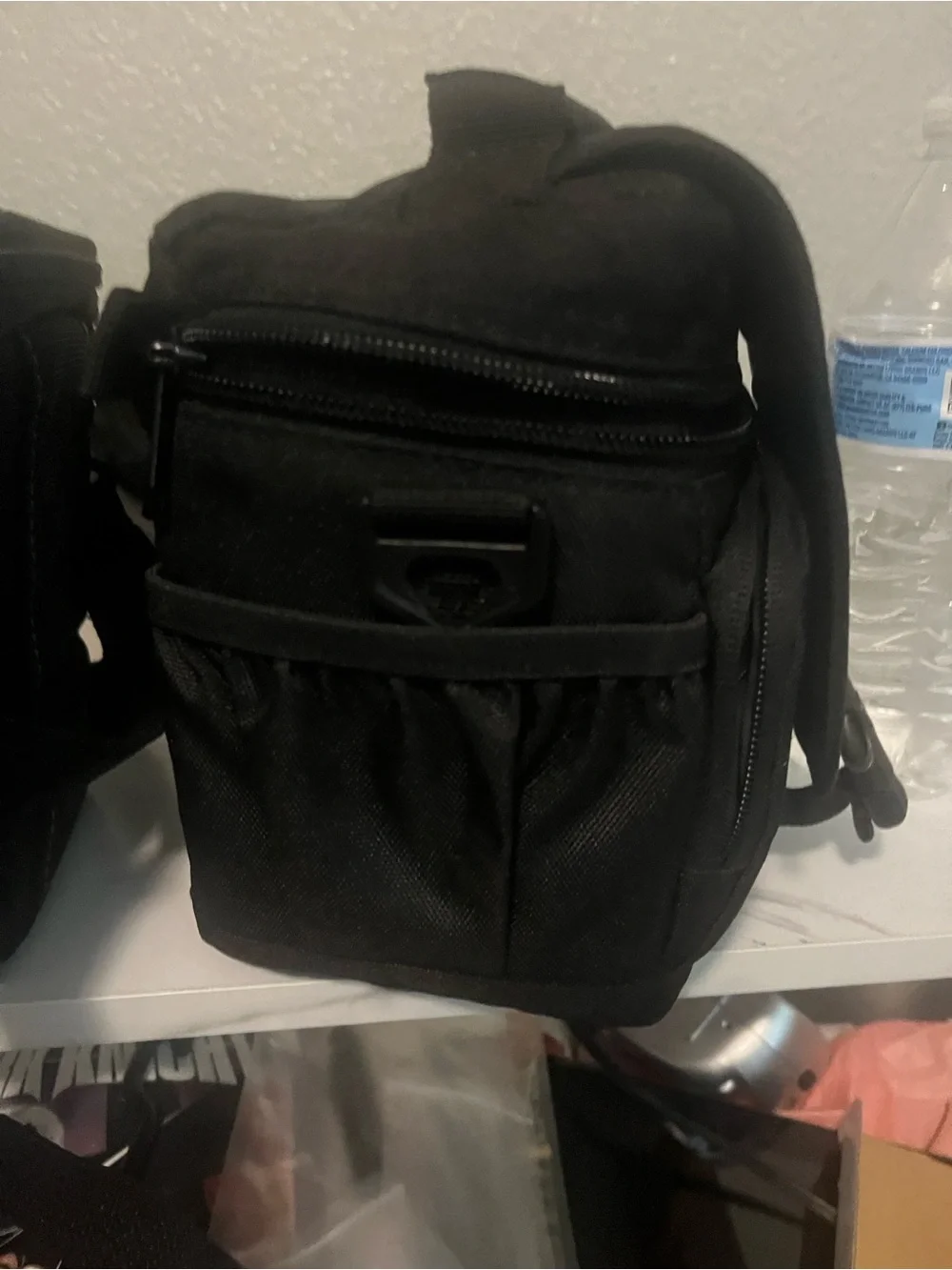 Aventura Black Camera Pouch with Shoulder Strap/Lowepro without strap. 2 Bags!